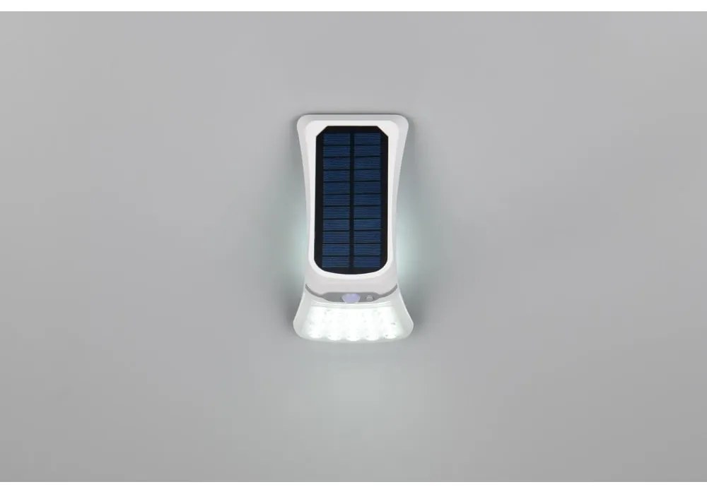 LED стенно външно осветително тяло със соларен панел (височина 22 cm) Diadema – Reality