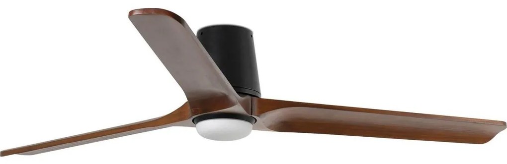 FARO33839WT-1TW-LED Димируем вентилатор HEYWOODTUBL 10W/230V бор/черен Ø 132 см WT + д.у.