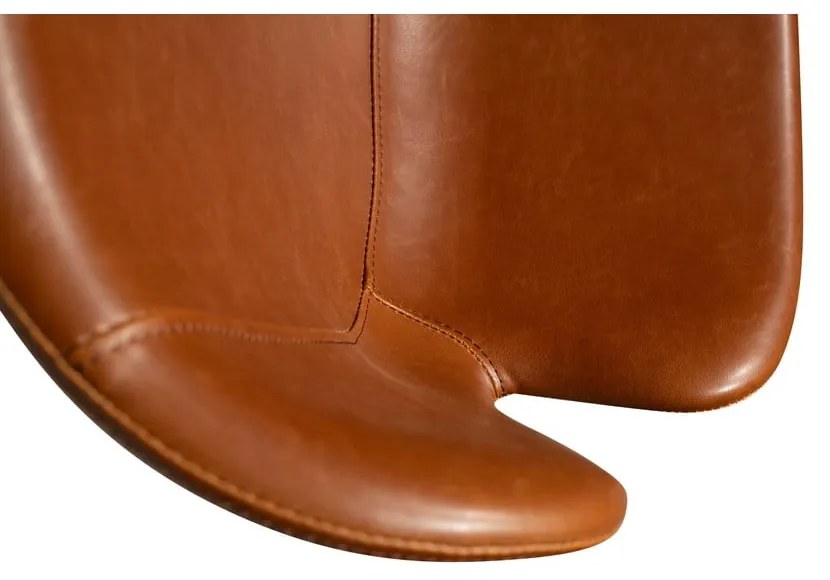 Коняк кафяв бар стол от изкуствена кожа DAN-FORM Дания , височина 87 cm Gaia - DAN-FORM Denmark