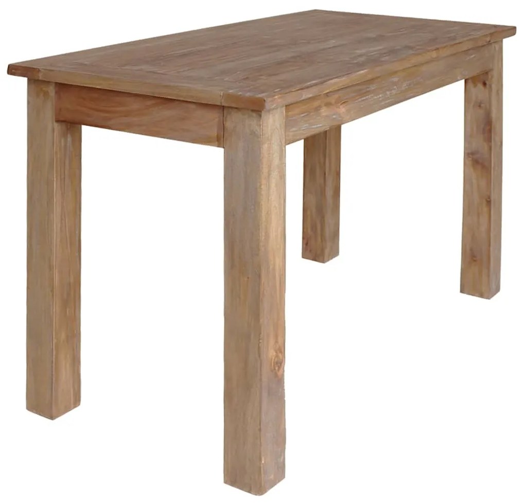 244496 vidaXL Трапезна маса, масивно махагоново дърво, 120x60x77 cм
