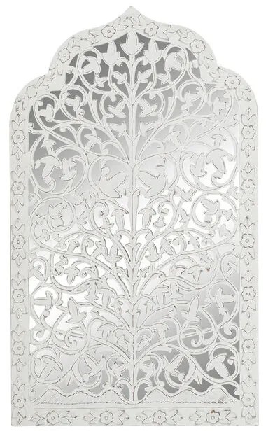 Декорация за стена DKD Home Decor Огледало Дървен MDF (91 x 4 x 152 cm)