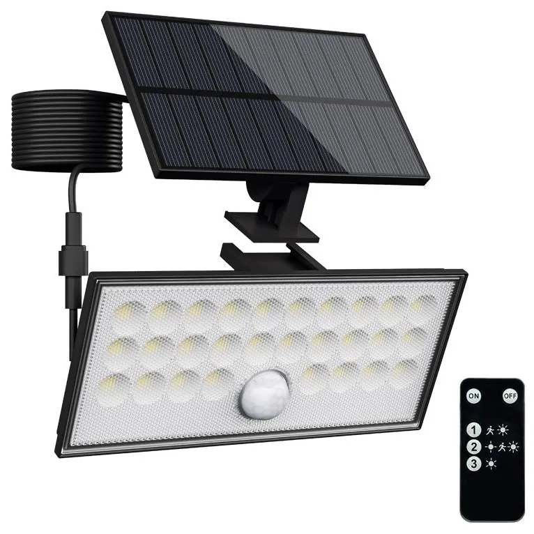 Top Light-LED Solar wall прожектор HELEON VARIO LED/8W/3,7V IP65 4000K+RC