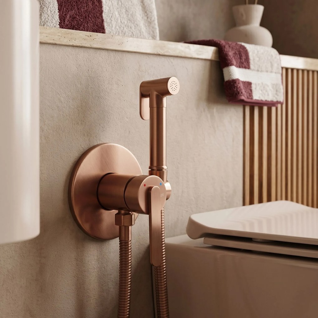 Смесител за биде Rea Ontario Brush Copper