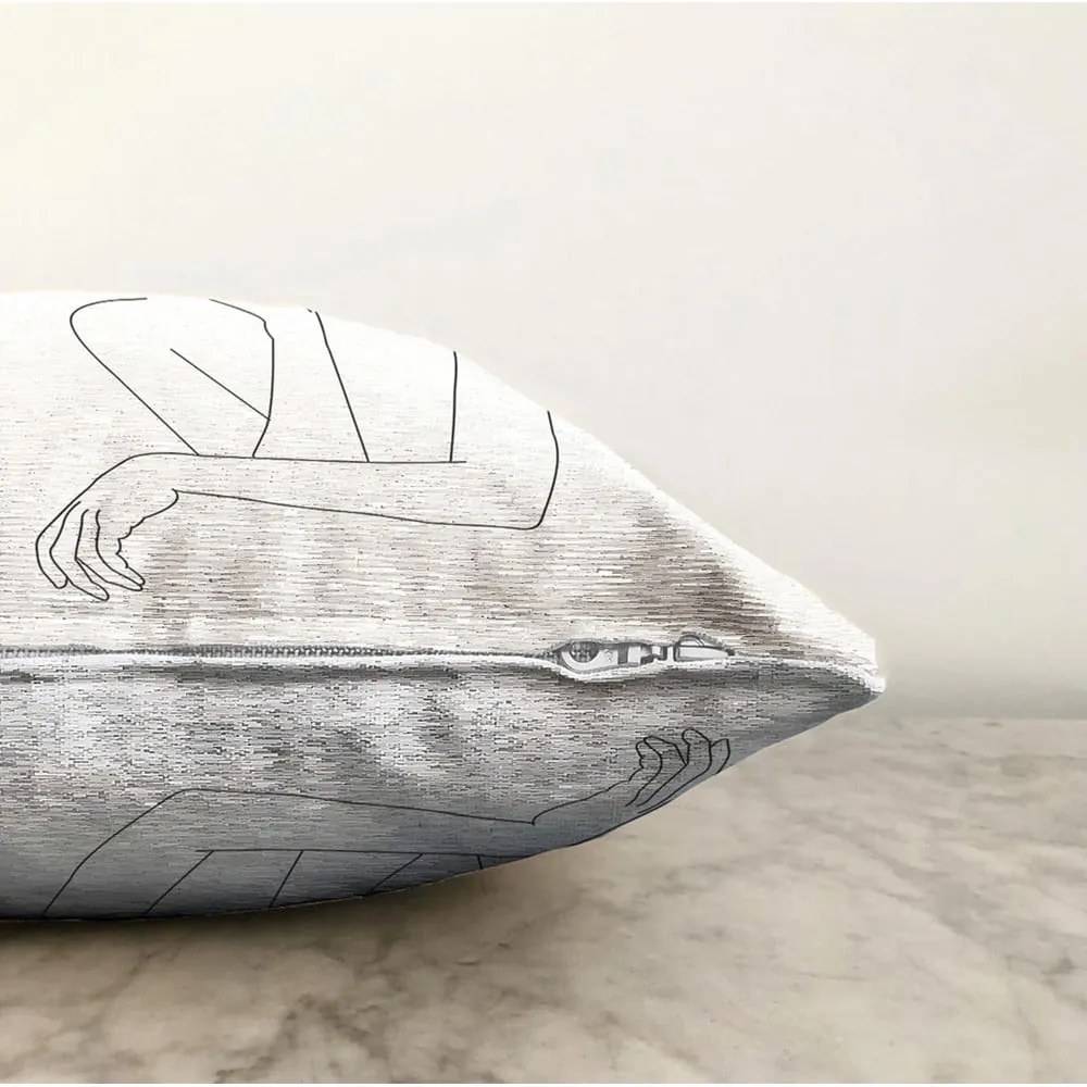 Калъфка за възглавница с памучна смес Pose, 55 x 55 cm - Minimalist Cushion Covers