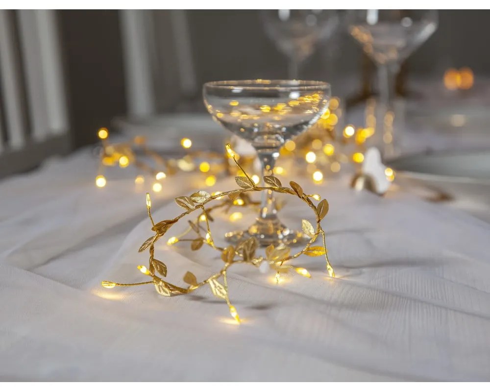 Светлинна декорация с коледен мотив в златист цвят Winny - Star Trading