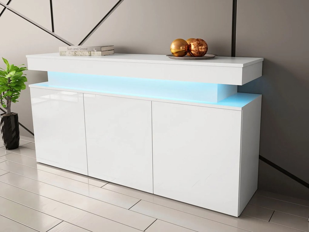 Бюфет Glossa 160 със LED-Leuko