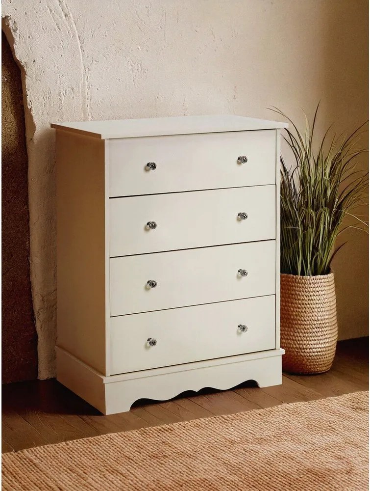 Скрин в цвят слонова кост 69x89x42 cm Emily – Premier Housewares