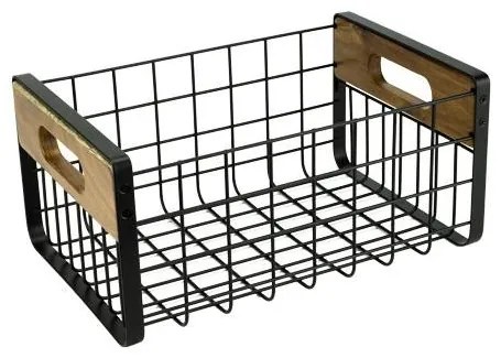 Horecano - Метална касетка 29x21,5xh14,7см черен мат HOME-(WK830741-S)