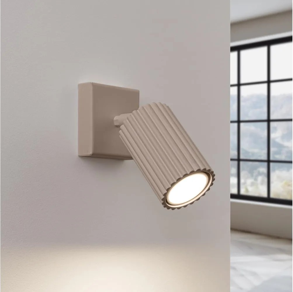 Brilagi - LED настенно точково осветително тяло CRESTO 1xGU10/10W/230V taupe