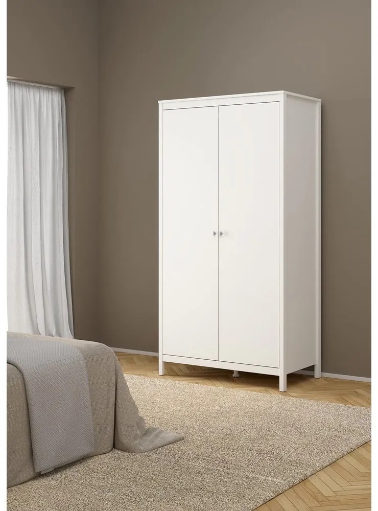 Бял гардероб 102x199 cm Madrid – Tvilum