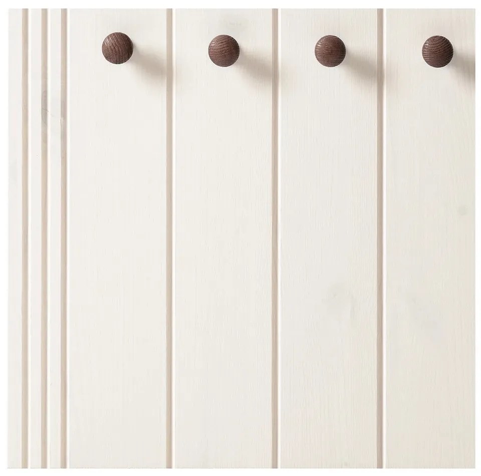 Бял комплект за коридор от масивен бор 60x120x25 cm Anita – Støraa