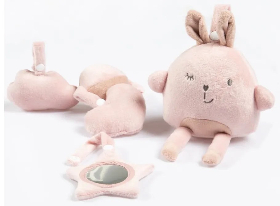 Розова детска постелка за игра Roba style - Roba