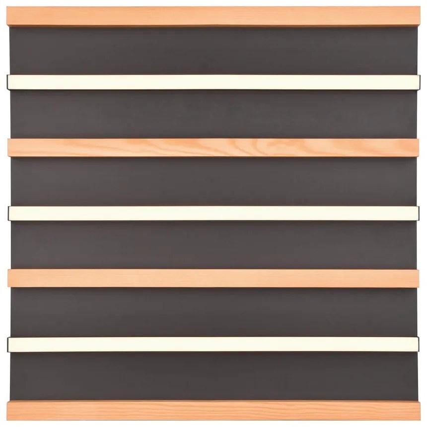 Черно и естествено LED затъмняващо се осветително тяло за таван 6x46 cm Fontana – Trio