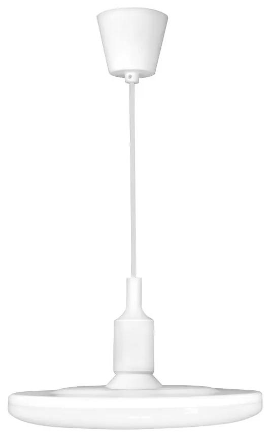 LED Висящи лампи KIKI 1xE27/10W/230V бяла
