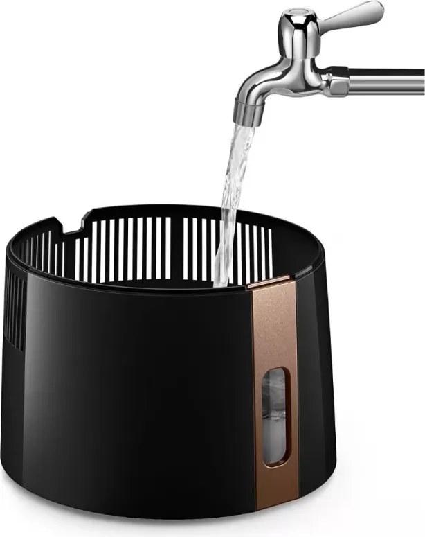 Овлажнител за въздух Philips HU3918/10, До 45 м2, 300 мл/ч, 3 л, 3 степени, Nanocloud, LED дисплей, Нощен режим, Черен