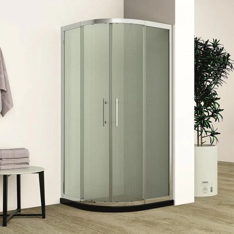 Душ кабина ICS 789FC ROUND, Inter Ceramic, 85-95x85-95x190см, 5мм