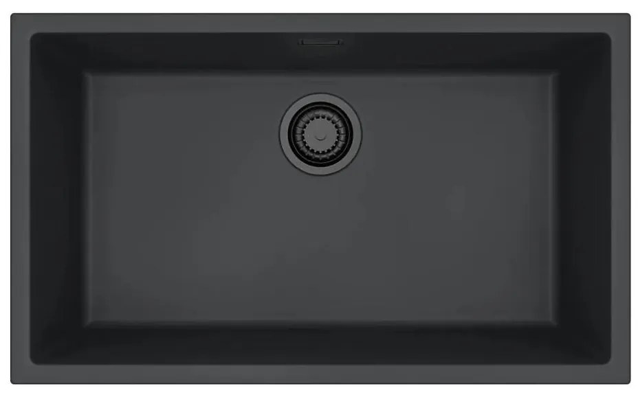 ALVEUS 1150064 - Мивка OMNI 75x45 см гранит/черна