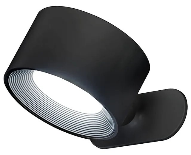 Черна LED стенна лампа Magnetics – Fischer &amp; Honsel