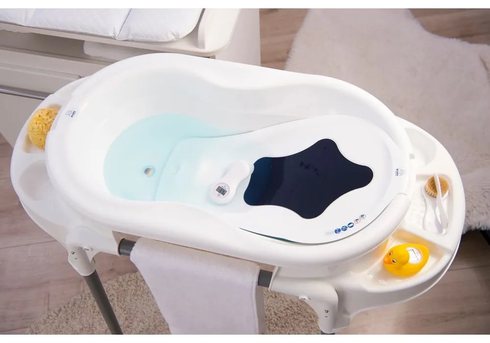 Бяла постелка за вана 32x56 cm Top - Rotho