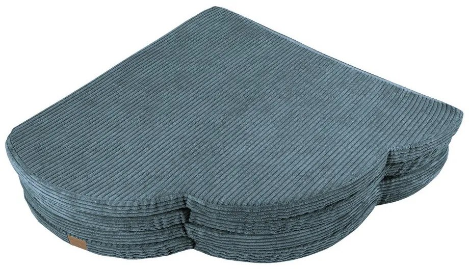 Тюркоазено детско килимче за игра 160x160 cm – Meowbaby