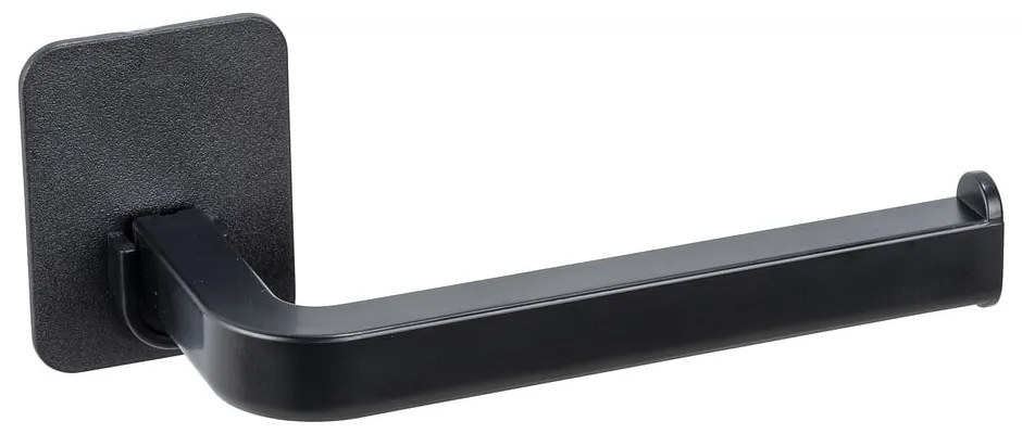 Черен пластмасов държач за тоалетна хартия без пробиване Parma – Allstar