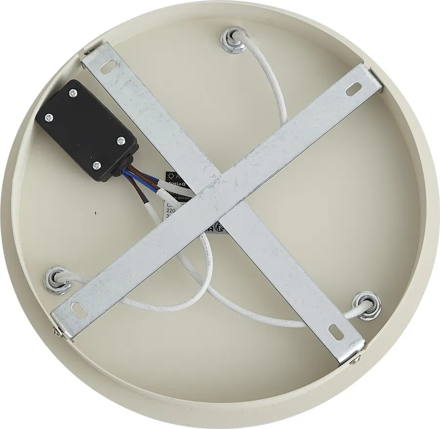 Модерен вграден спот бежов 3 светлини IP44 - Ducha