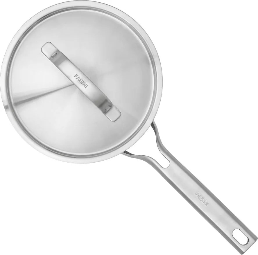 Касерола от неръждаема стомана с капак подходящо за индукционен котлон 1,5 l Lucca 3.0 – FABINI