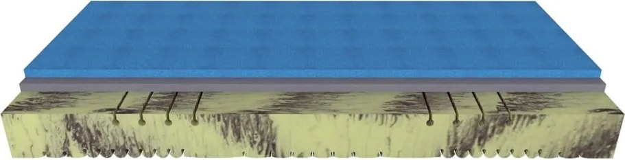 Средно твърд/мек матрак с пяна с две лица 120x200 cm Herbal visco – Materasso