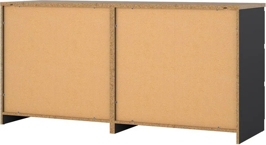 Тъмносив скрин 154x76x50 cm Naia – Tvilum