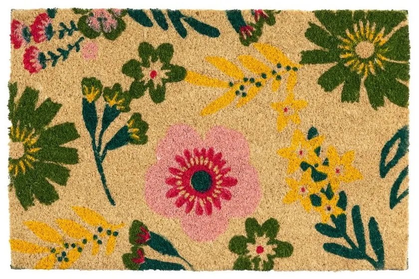 Изтривалка от кокосови влакна 40x60 cm Flora – Casa Selección