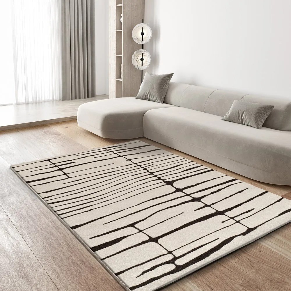 Кремав килим 133x190 cm Retro – Universal