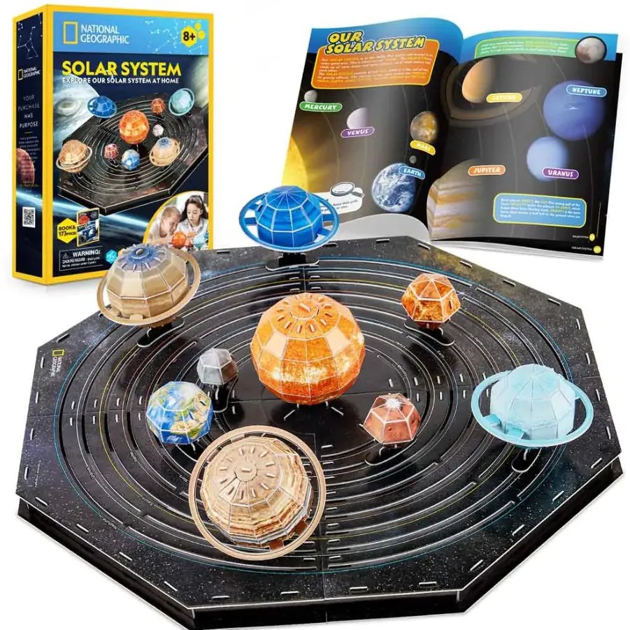 Cubic Fun - Пъзел 3D National Geographic Соларна Система 173ч. DS1087h