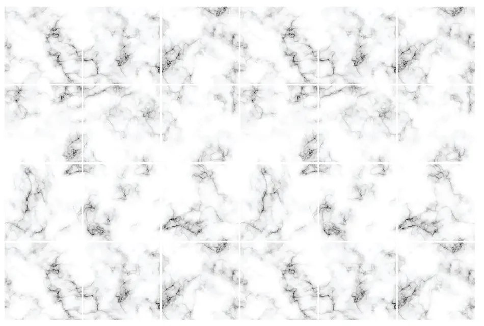 Стикери в комплект на плочките 24 бр. 10x10 cm Marble – Ambiance