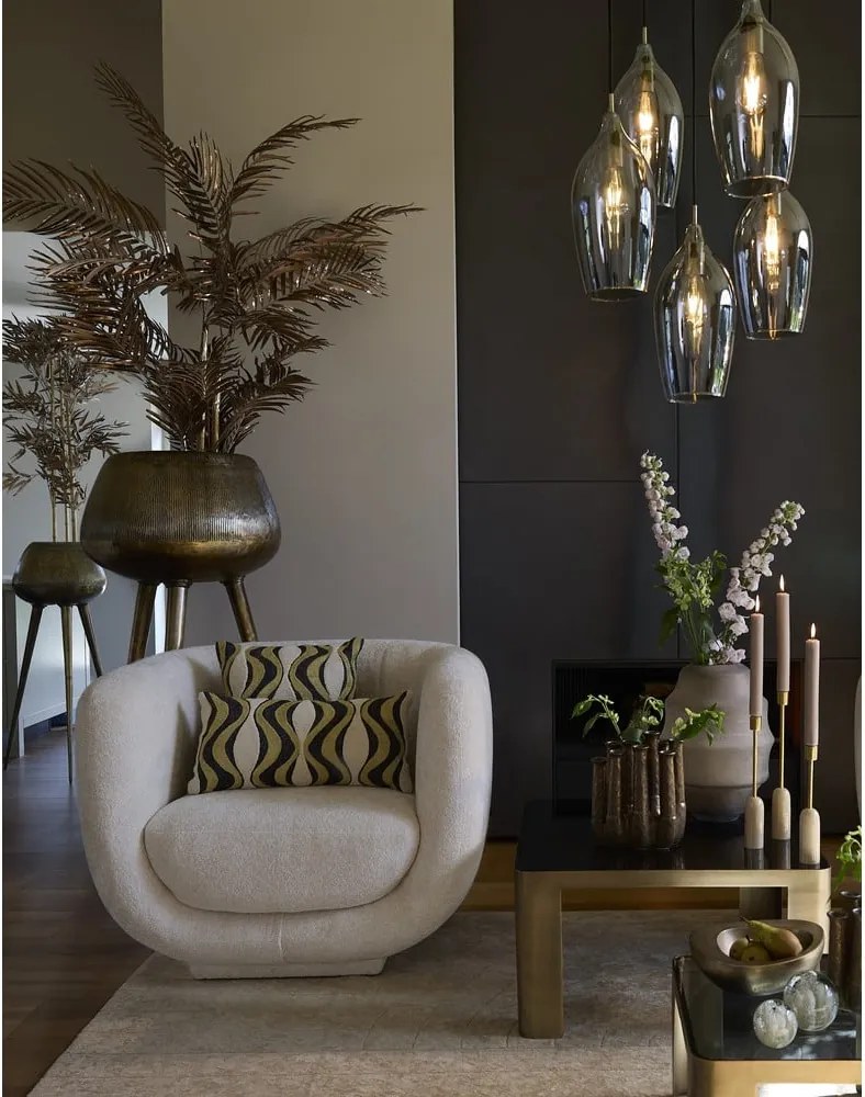 Кремаво кресло Kialy – Light &amp; Living