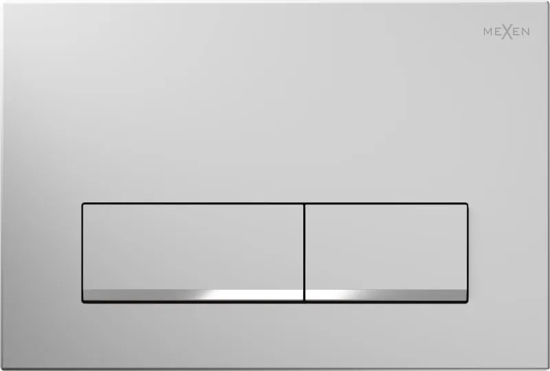 Mexen Fenix 12 бутон за промиване, матов хром - 601202