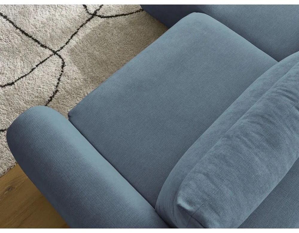 Син ъглов диван Aden – Bobochic Paris