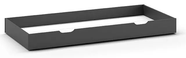 Детско антрацитно разтегателно детско легло къща от масивен бор с място за съхранение 90x200 cm DALLAS – Vipack