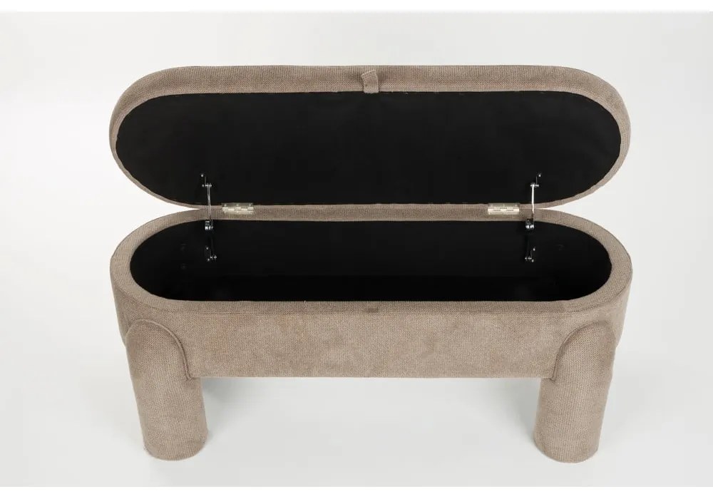 Светлокафява пейка Orly – White Label