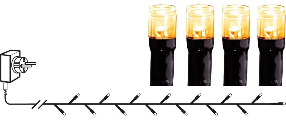LED светлинна верига , дължина 12,6 м - Star Trading