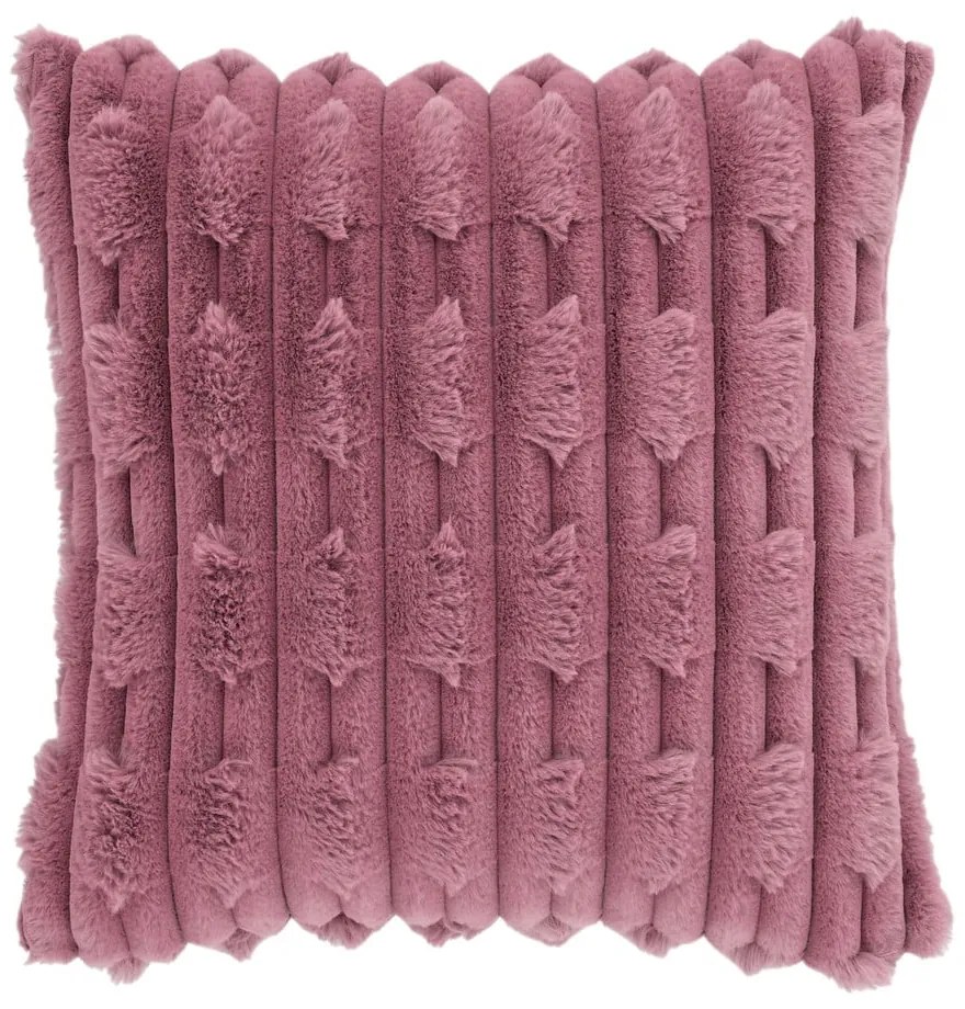 Декоративна възглавница от микроплюш 50x50 cm Carved Fur – Bianca