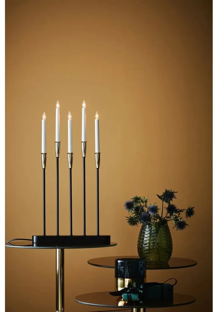 Черна коледна светлинна украса Nice – Markslöjd