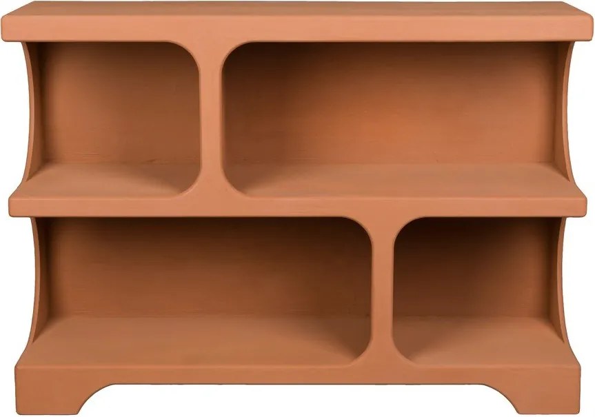Теракотена библиотека 120x85x37 cm Dundee – Dutchbone