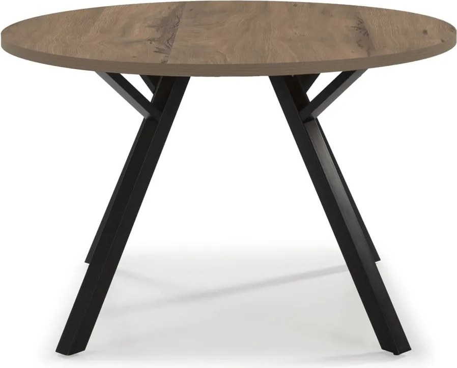 Кръгла маса за хранене от орех ø 120 cm Beni - Marckeric