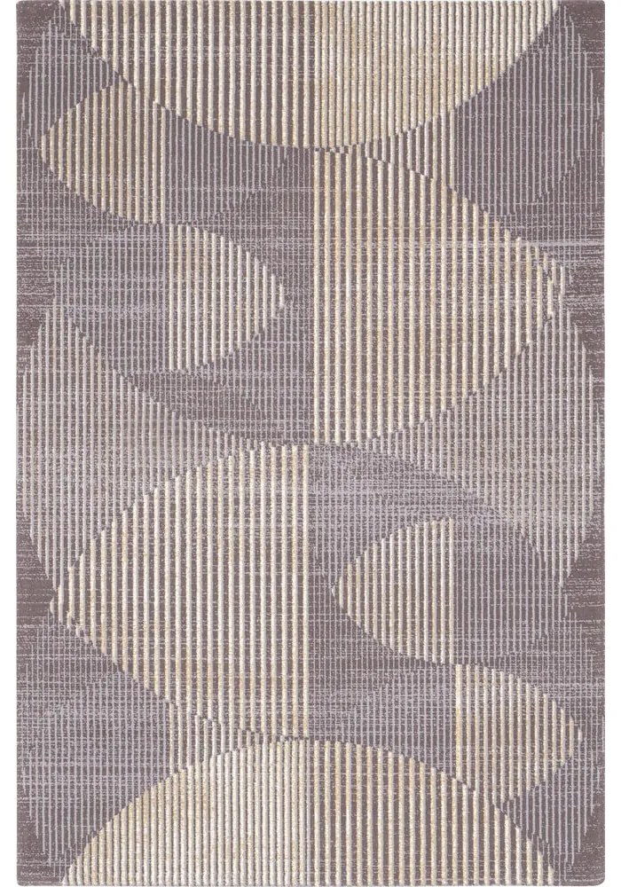 Сив вълнен килим 133x180 cm Shades - Agnella