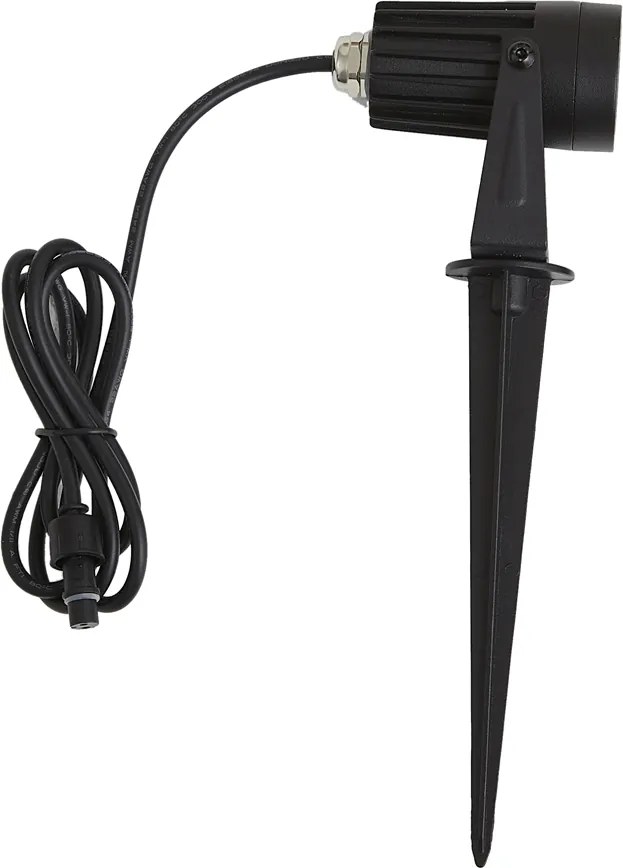 Модерен 12V прожектор черен вкл. LED IP67 - Voltaire Pico