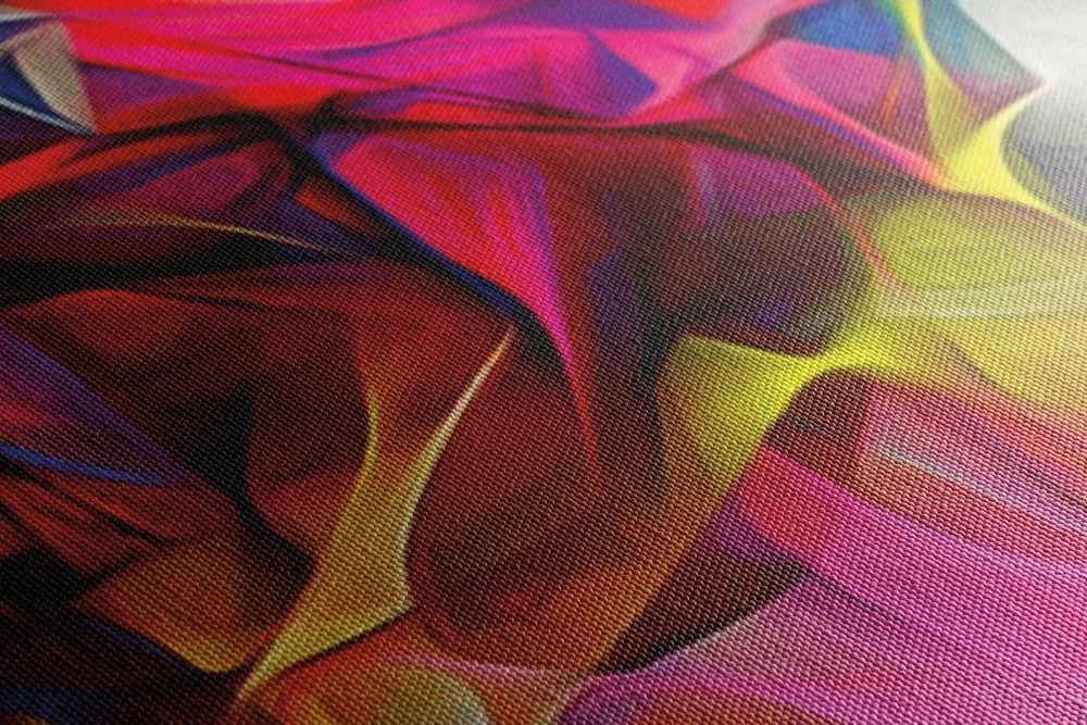 Картина на платно – Абстрактен цветен хаос