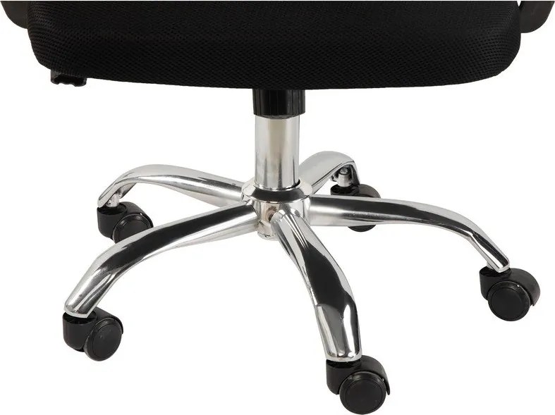 Черен тапициран офис стол Evon – Bonami Essentials