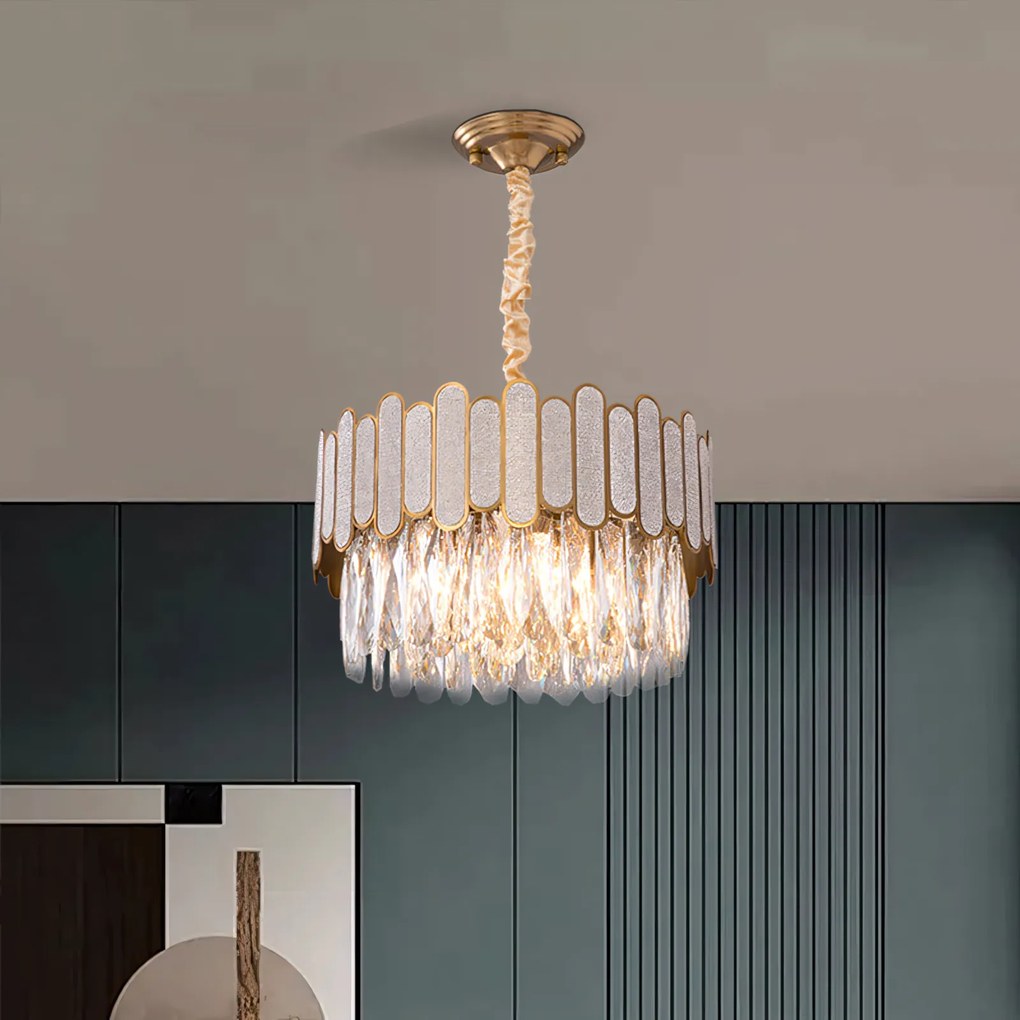 Лампа APP1746-4CP 40 cm Gold