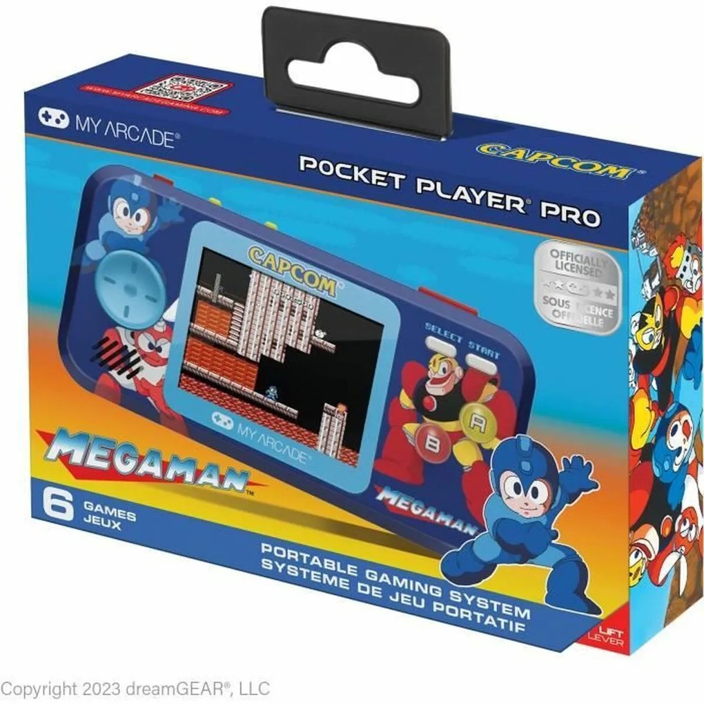 Преносима Конзола за Игра My Arcade Pocket Player PRO - Megaman Retro Games Син