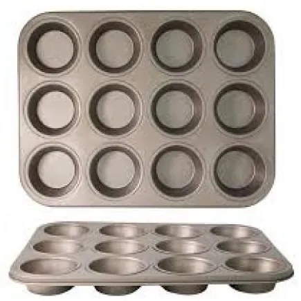 Алуминиева форма за мъфини 12бр. OUTPERFORM 620 CN-(A0194) - Horecano